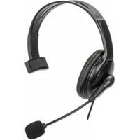 Manhattan 180849 hoofdtelefoon/headset Bedraad Hoofdband Kantoor/callcenter USB Type-A Zwart - thumbnail