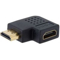 Techly HDMI M/F 270° HDMI HDMI Zwart kabeladapter/verloopstukje - thumbnail