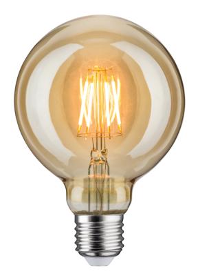 Paulmann 28400 LED-lamp E27 Globe 6.5 W = 35 W Goud (Ø x h) 95 mm x 138 mm 1 stuk(s)