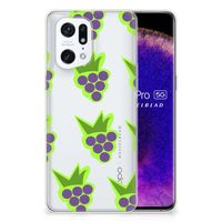 OPPO Find X5 Pro Siliconen Case Druiven - thumbnail