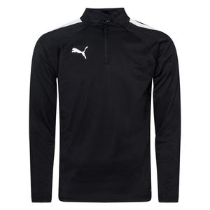 PUMA Trainingsshirt teamLIGA Kwartrits - Zwart/Wit