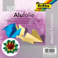 Vouwpapier Folia aluminium 50vel assorti