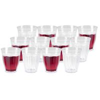 36x Kunststof drinkglazen/waterglazen Picardie transparant 250 ml