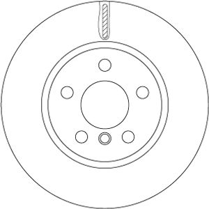 Remschijf TRW, Remschijftype: Geventileerd, u.a. für Mini, BMW