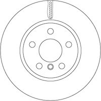 Remschijf TRW, Remschijftype: Geventileerd, u.a. für Mini, BMW