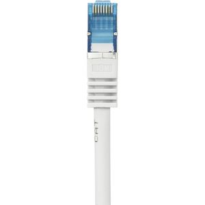 Renkforce RF-4145292 RJ45 Netwerkkabel, patchkabel CAT 6A S/FTP 10.00 m Grijs Snagless, Vlambestendig 1 stuk(s)