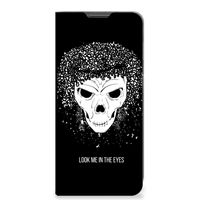 Mobiel BookCase Motorola Moto G22 Skull Hair