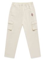 Marcelo Burlon County Of Milan Kids pantalon cargo à broderies - Tons neutres