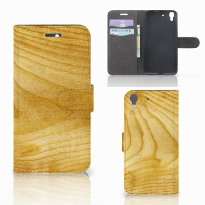 Honor 4A | Y6 Book Style Case Licht Hout Honor 4A | Y6 Book Style Case Licht Hout