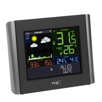 TFA Dostmann VIEW METEO 35.8000.01 WiFi-weerstation Verwachting voor 12 uur Aantal sensoren max.: 1 - thumbnail