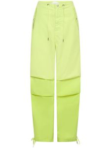 Dion Lee pantalon en coton Sunfade à coupe ample - Vert