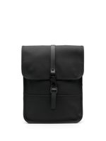 Rains lobster-fastening flap backpack - Noir