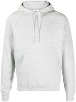 Saint Laurent hoodie en coton à logo brodé - Gris