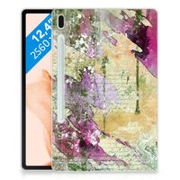 Tablethoes Samsung Galaxy Tab S7FE Letter Painting