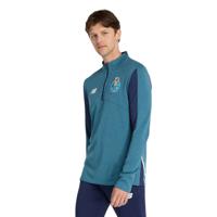 New Balance FC Porto Trainingstrui 1/4-Zip 2024-2025 Blauwgrijs Donkerblauw Wit - thumbnail