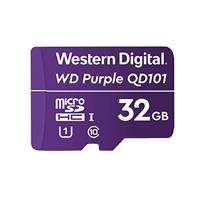Western Digital WD Purpere SC QD101 32GB Smart Video Surveillance microSDHC-kaart, Ultra Endurance tot 16 TBW