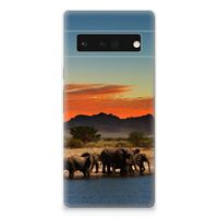 Google Pixel 6 Pro TPU Hoesje Olifanten