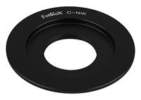 Fotodiox Lens Mount Adapter Compatibel met C-Mount CCTV/Cine Lenses to Nikon F-Mount Camera's