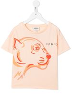 Kenzo Kids t-shirt imprimé à manches courtes - Orange - thumbnail