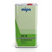 MIPA CC8 2K HS blanke lak VOC voor luchtdrogen, 5 liter