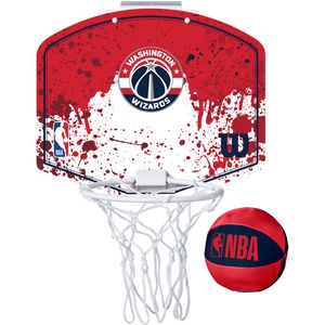 Wilson NBA Team Mini Hoop Wizards - - rood - maat ONE-SIZE