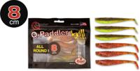 Quantum 8cm Q-Paddler Pack Natural: 3x pumpkinseed chart. + 3x original appleseed