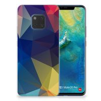 Huawei Mate 20 Pro TPU Hoesje Polygon Dark - thumbnail