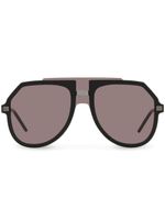 Dolce & Gabbana Eyewear lunettes de soleil Lusso Sartoriale - Noir - thumbnail