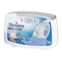 Micropore 3m 12,5mmx9,1m Nieuwe Dispenser 1530p-0d