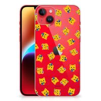 TPU bumper voor iPhone 14 Plus Katten Emojis