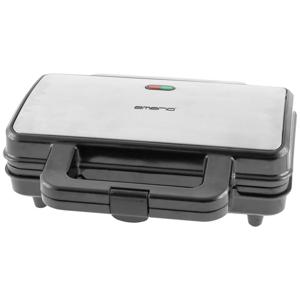 Emerio ST-125833 sandwich maker 900 W Zwart, Roestvrijstaal