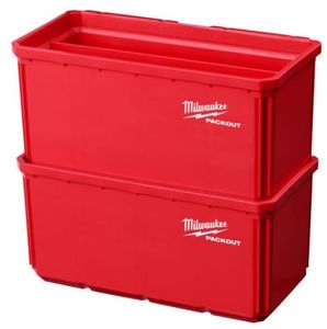 Milwaukee Accessoires PACKOUT 10x20 cm bakjes (2 stuks) - 4932480699