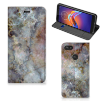 Motorola Moto E6 Play Standcase Marmer Grijs