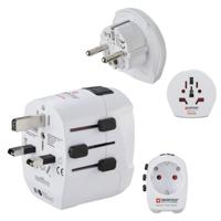 Hama | World Travel Pro Light USB Travel Adapter 3 Pins, 2 x USB