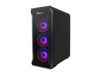 Genesis Irid 505 ARGB Midi-tower PC-behuizing Zwart, Transparant