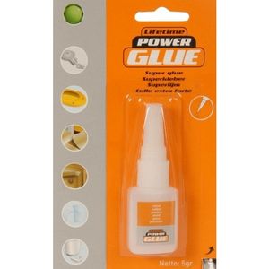 Power glue alles lijm tube 5 gram   -