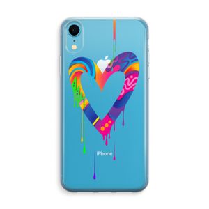 Melts My Heart: iPhone XR Transparant Hoesje