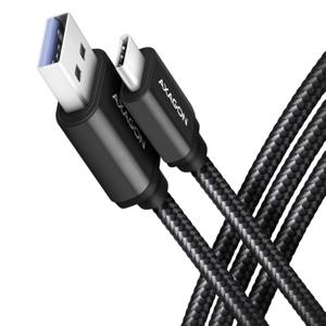 AXAGON USB-kabel USB 3.2 Gen1 USB-C stekker, USB-A stekker 1 m Zwart Vergulde steekcontacten BUCM3-AM10AB