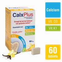 CalxPlus Vanillesmaak 60 Kauwtabletten