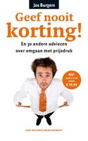 Geef nooit korting - Jos Burgers - ebook - thumbnail