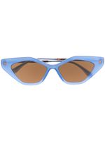 Mykita lunettes de soleil Gapi - Bleu - thumbnail