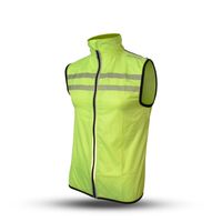 Outwet Windbreaker mesh vest neon yellow extra small