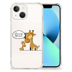 iPhone 13 Stevig Bumper Hoesje Giraffe