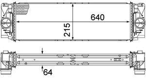 Intercooler, inlaatluchtkoeler CI368000P