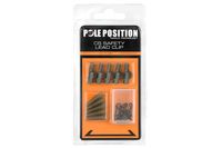 PolePosition Cs Safety Leadclip Set 5St. Weed