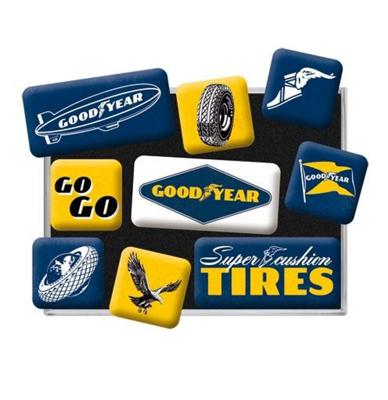 Goodyear Super Fashion Tires Magneet Set Goodyear Super Fashion Tires Magneet Set