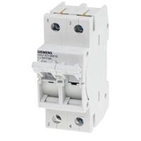 Siemens 5SG7621-0KK16 MINIZED, zekeringschakelaar disconnector, D01, 2-polig, in: 16 A, Un AC: 400 V, Wit