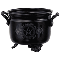 Cauldron (Heksenketel) Blauw Pentagram