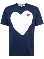 Comme Des Garçons Play t-shirt à logo - Bleu