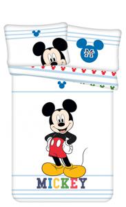 Disney dekbedovertrek Mickey Mouse Smile 100 x 135 cm wit